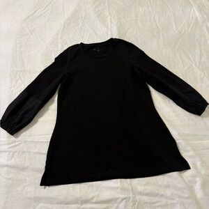 E.L.I Pima cotton black blouse XS